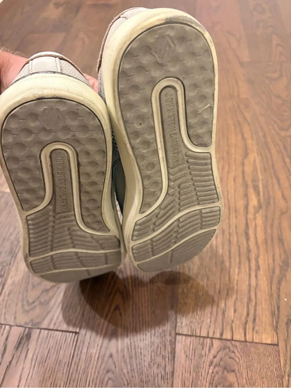 Johnston & Murphy Mcguffy Knit Beige Size 11.5